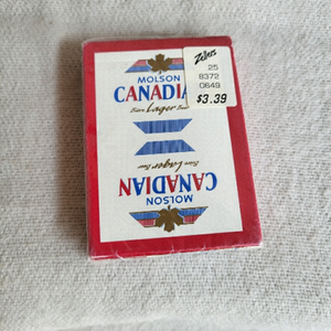 Unopened Molson Canadian Playing Cards